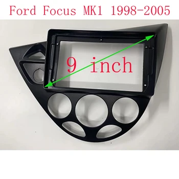2 DIN de 9 POLEGADAS de Carro do Quadro Fáscia Adaptador Android Rádio Traço de Montagem do Painel de Kit Para Ford Focus MK1 1998-2005